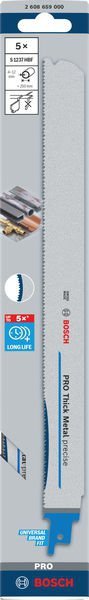 BRZESZCZOT DO P.SZABL PRO THICK METAL PRECISE S1237HBF 5SZT. (1 OP)