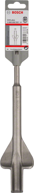 DŁUTO BRUZDOWNIK SDS+ SKRZYDEŁKOWE/KANAŁOWE 22*250MM (1 SZT)