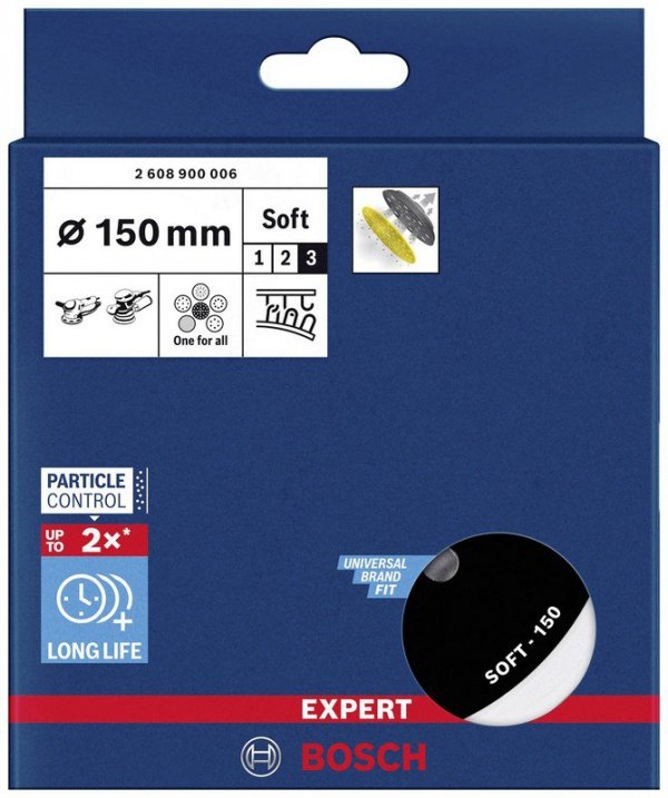 TALERZ SZLIFIERSKI EXPERT D150 SOFT (1 SZT)