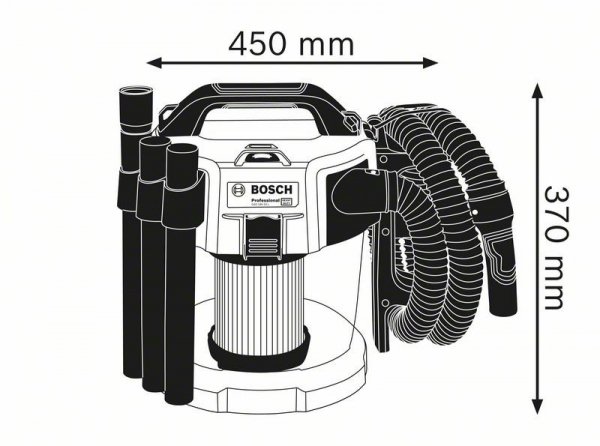 ODKURZACZ AKUMULATOROWY GAS 18V-10 L (1 SZT)