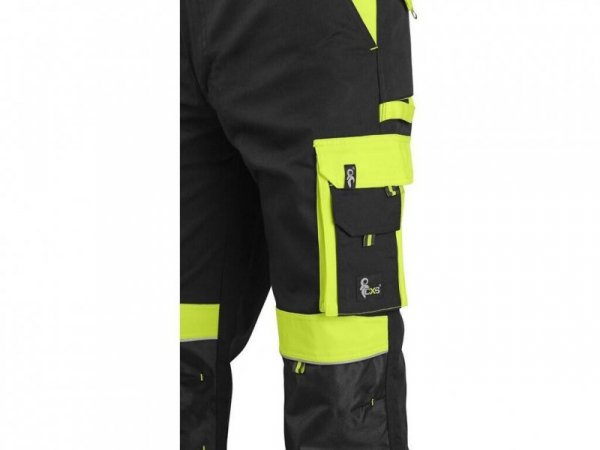 SPODNIE CXS DO PASA SIRIUS BRIGHTON CZARNO-ŻÓŁTE ROZM.48 (1 SZT)