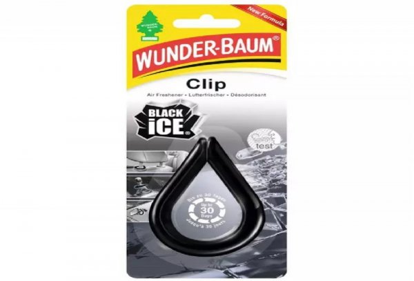 ZAPACH WUNDER BAUM CLIP BLACK ICE (1 SZT)