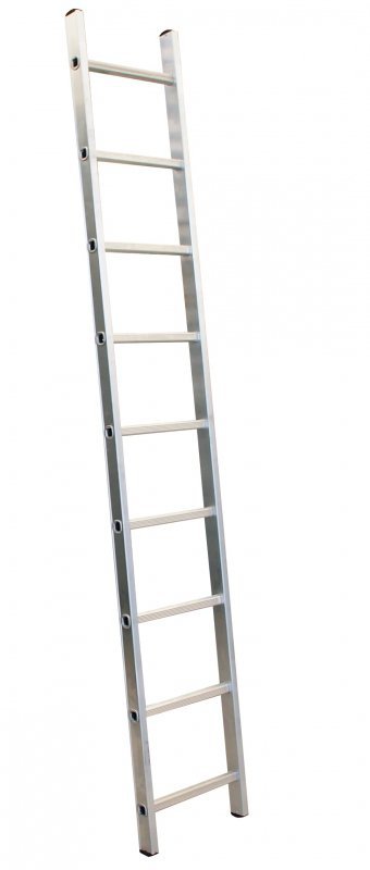 DRABINA ALUMINIOWA PRZYSTAWNA 239CM, 9 SZCZEBLI (1 SZT)