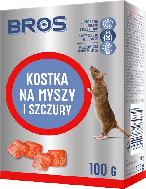 KOSTKA NA MYSZY I SZCZURY 100G (1 SZT)