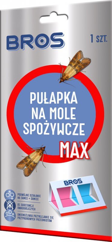 PUŁAPKA NA MOLE SPOŻYWCZE MAX (1 SZT)