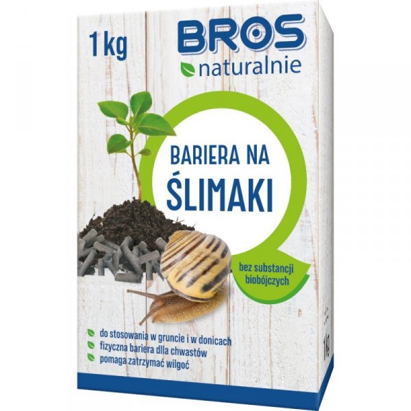 BROS NATURALNIE BARIERA NA ŚLIMAKI 1KG (1 SZT)