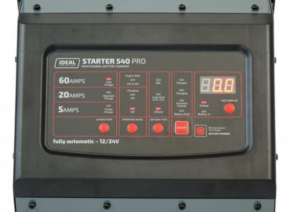 PROSTOWNIK Z ROZRUCHEM I-STARTER 540 PRO STD/GEL/AGM 12/24V (1 SZT)