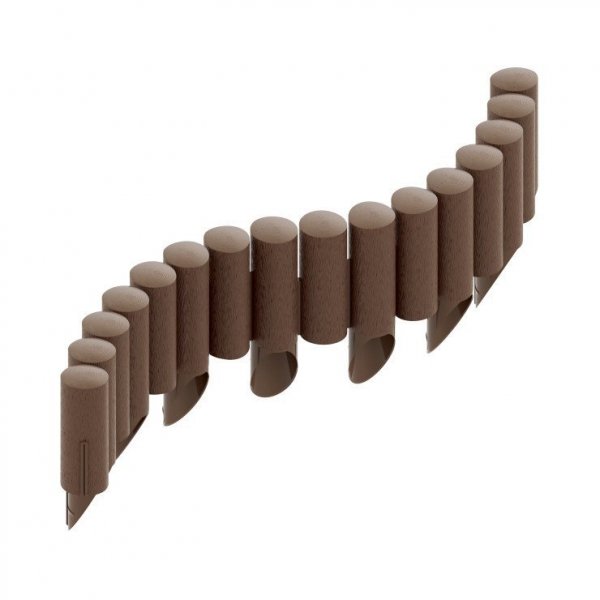 PALISADA OGRODOWA  STANDARD14,5CM*2,3MB BRĄZOWA (1 SZT)