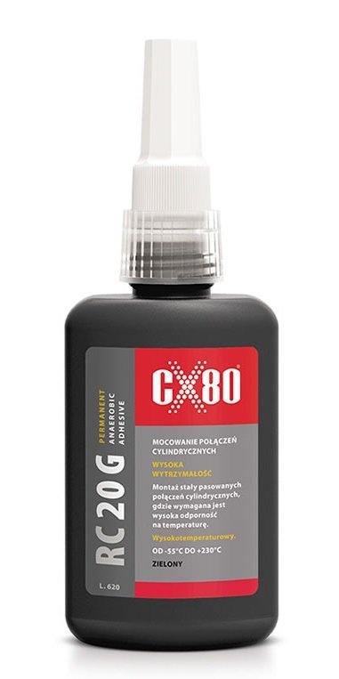 KLEJ RC20G ANAEROBOWY 10 ML ZIELONY,MONTAŻ ŁOŻYSK, PIERŚCIEN (1 SZT)