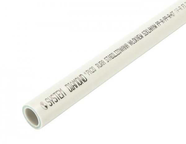 RURA PP-R STABI GF 4M, PN20, 20 MM - SZT. (1 SZT)