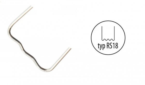 ZSZYWKI 0.8MM RS18 DO PLASTIKU 100 SZT. (1 OP)