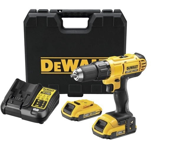 WIERTARKO-WKRĘTARKA KĄTOWA AKUMULATOROWA XR 18V 2*2.0AH (1 SZT)