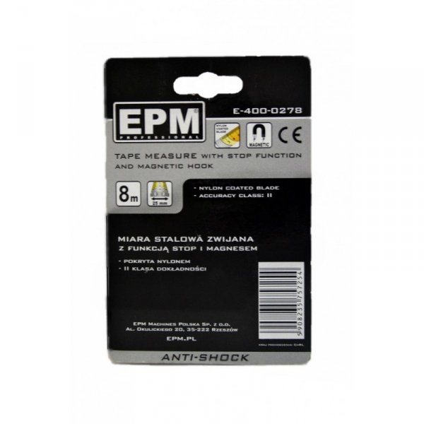 MIARA ZWIJANA ANTI-SHOCK 8M*25MM (1 SZT)