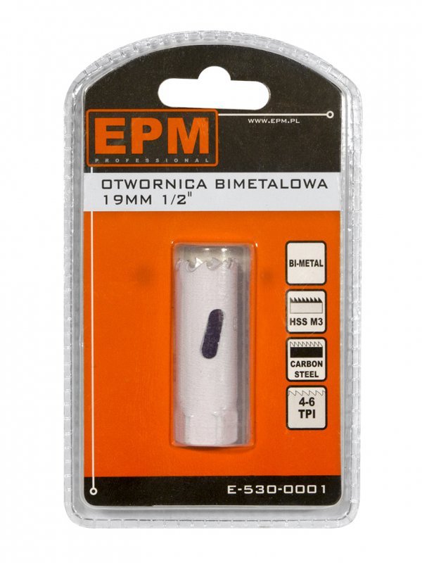 OTWORNICA BI-METALOWA 19MM UCHWYT 1/2&#039;&#039; (1 SZT)