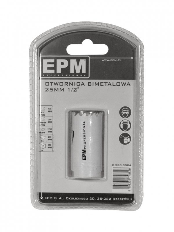 OTWORNICA BI-METALOWA 25MM UCHWYT 1/2&#039;&#039; (1 SZT)