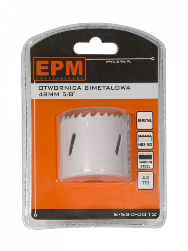 OTWORNICA BI-METALOWA 48MM UCHWYT 5/8&#039;&#039; (1 SZT)