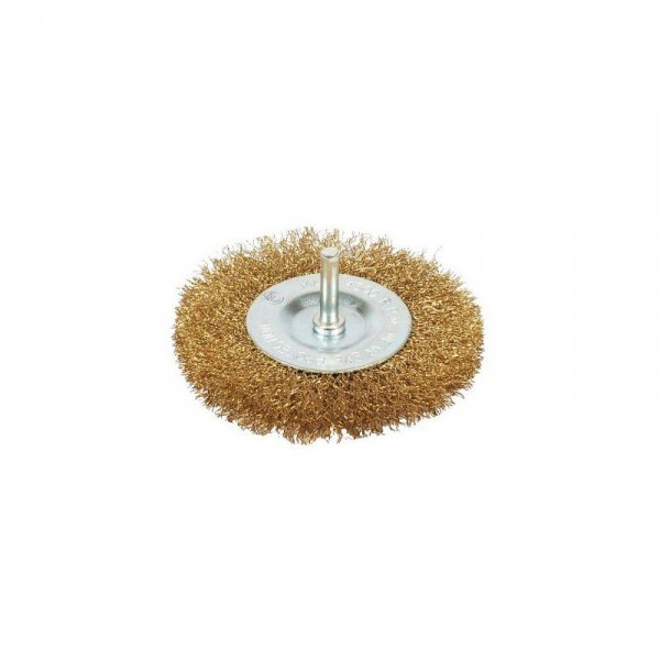 SZCZOTKA TARCZOWA Z TRZPIENIEM 63MM (1 SZT)