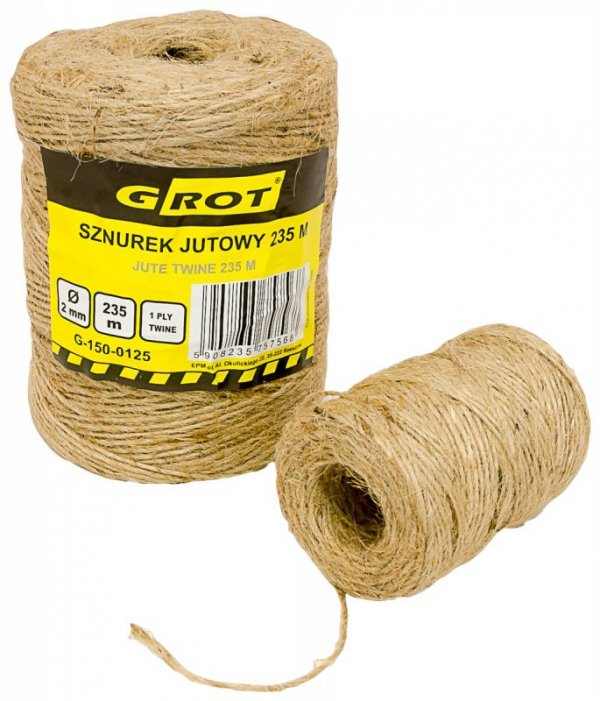 SZNUREK JUTOWY 2MM 235MB (1 SZT)