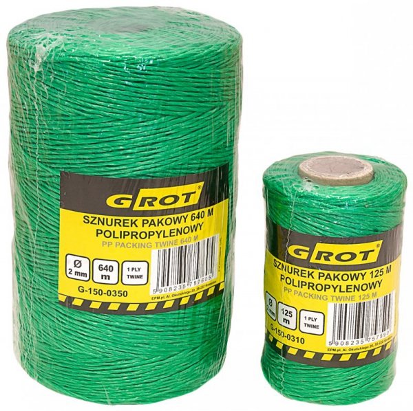 SZNUREK POLIPROPYLENOWY PAKOWY  2MM 640MB (1 SZT)