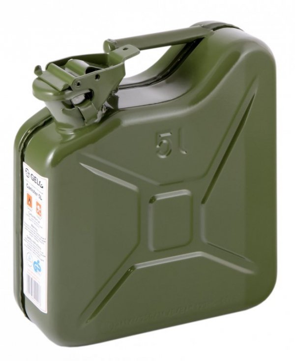 KANISTER STALOWY ZIELONY RAL 6003 5L (1 SZT)