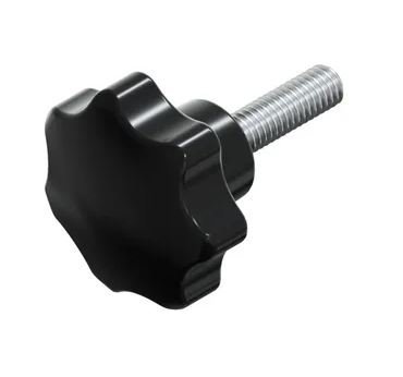 UCHWYT BAKELITOWY Z TRZPIENIEM CZARNY M8*20MM DIN6336L (1 SZT)
