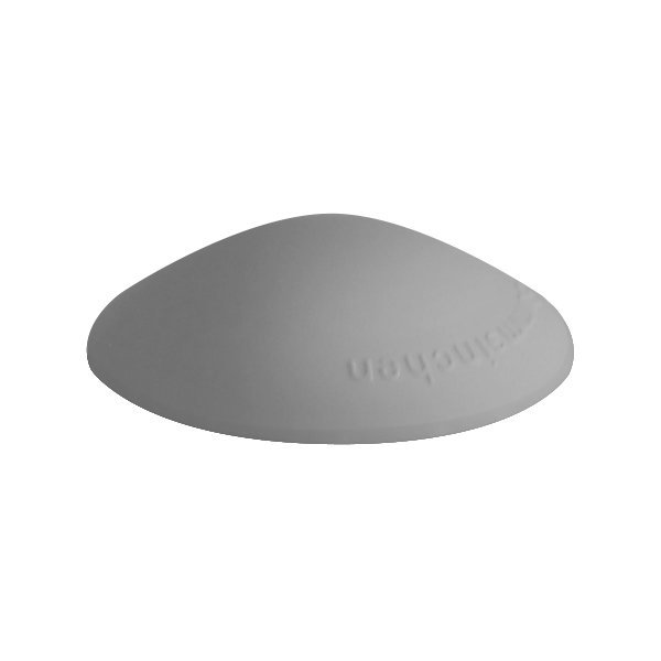 ODBOJNIK DRZWIOWY PLASTIKOWY FI 50MM , H 12MM BRĄZOWY (1 SZT)