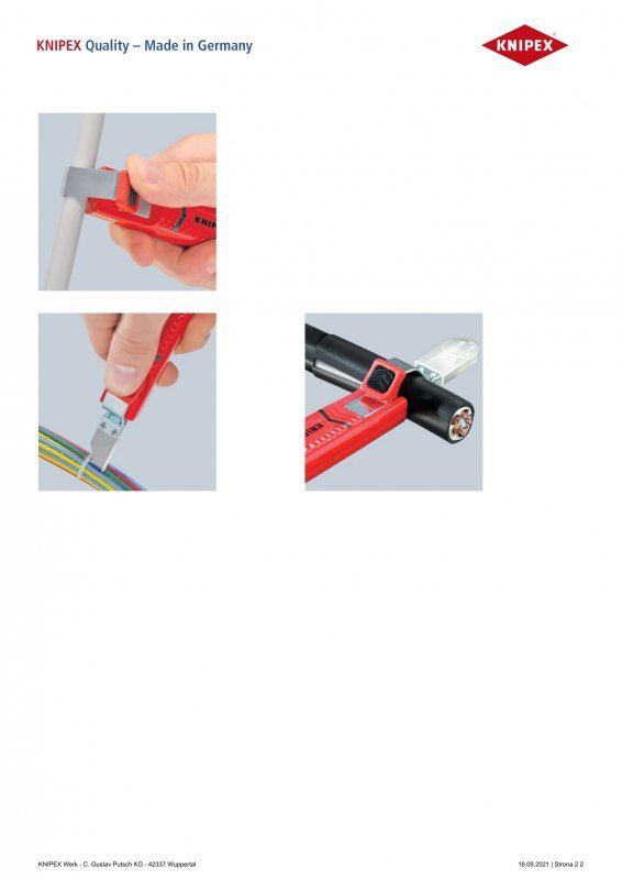 PRZYRZĄD DO ŚCIĄGANIA ZEWNĘTRZNEJ IZOLACJI 4.0-16,0MM 130MM (1 SZT)