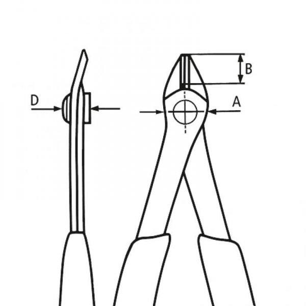 SZCZYPCE DO CIĘCIA 140MM ELECTRONIC SUPER KNIPS XL (1 SZT)