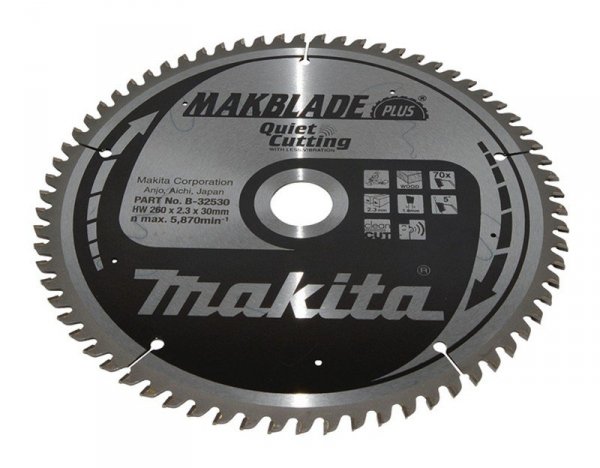 TARCZA TNĄCA MAKBLADE 260*30MM 70Z (1 SZT)