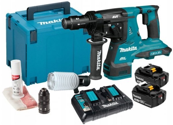 MŁOT UDAROWY OBROTOWY AKUMULATOROWY 2*18V 2*5.0*AH AWS (1 SZT)