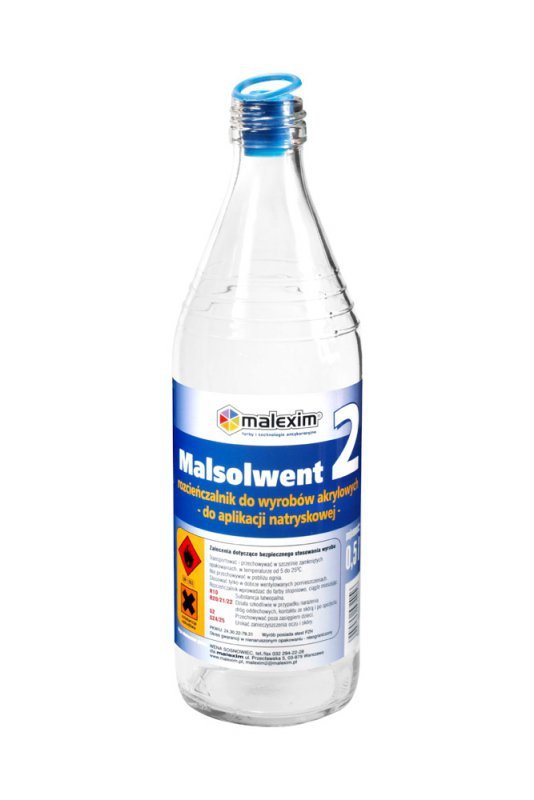 ROZPUSZCZALNIK MALSOLWENT 2 DO AKRYLOWYCH 0.5L (1 SZT)