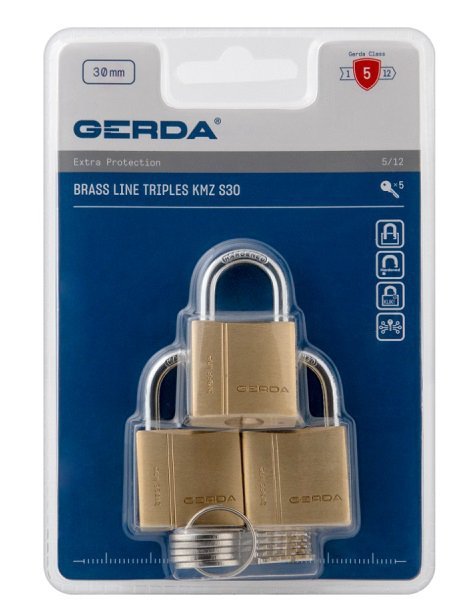 ZESTAW 2-TWINS KŁÓDEK MOSIĘŻNYCH BRASS LINE KMZ S40, BLISTER (1 SZT)
