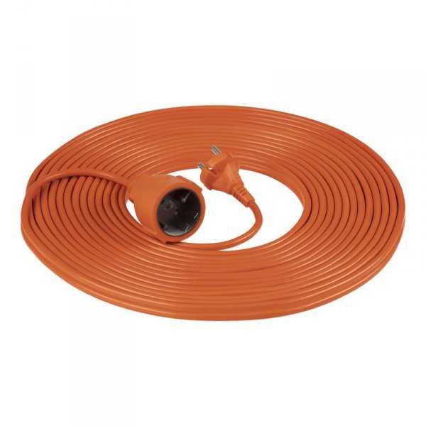 PRZEDŁUŻACZ OGRODOWY 30M OMY 2X1MM2 IP20 POMARAŃCZOWY (1 SZT)