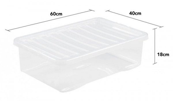 POJEMNIK DO PRZECHOWYWANIA WHAM CRYSTAL 32L (1 SZT)