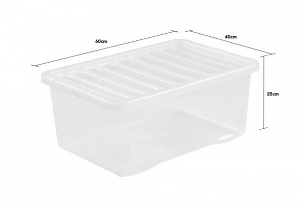 POJEMNIK DO PRZECHOWYWANIA WHAM CRYSTAL 45L (1 SZT)