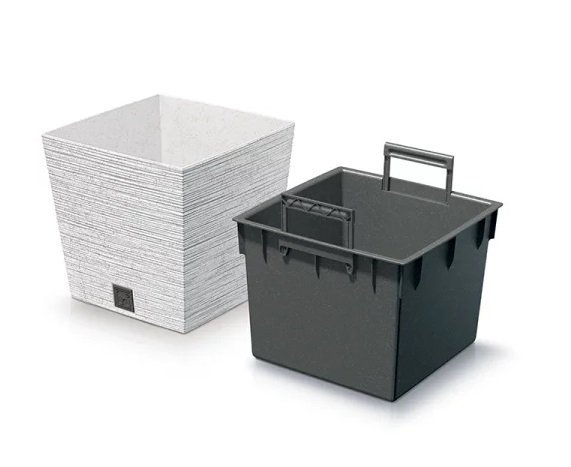 DONICZKA FURU SQUARE ECO WOOD - BIAŁY FSC MIX (1 SZT)