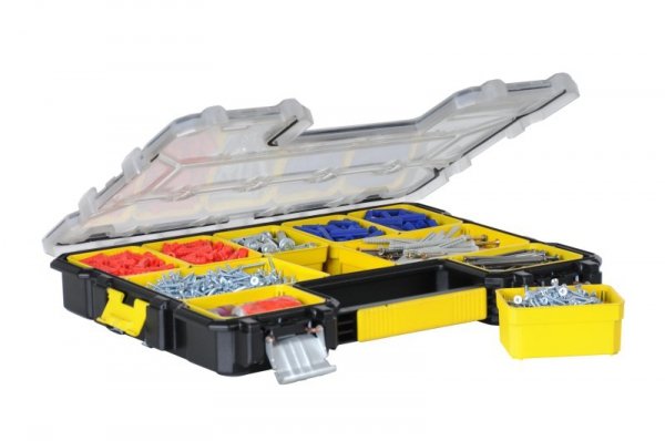 FATMAX PRO ORGANIZER NISKI WODODOPORNY - ZATRZASKI Z METALU (1 SZT)