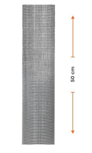 SIATKA ZGRZEWANA OCYNKOWANA 5MB 50CM OCZKO 12.7MM DRUT 0.6MM (5 MB)