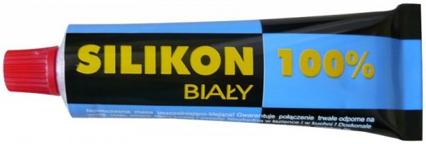 SILIKON 100% - 60G BIAŁY (1 SZT)