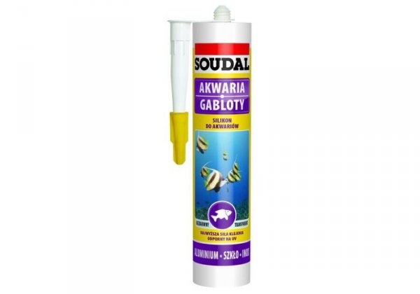 SILIKON DO AKWARIUM BEZBARWNY 280ML (1 SZT)