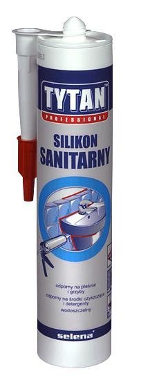SILIKON SANITARNY TYTAN 280ML BIAŁY (1 SZT)