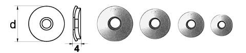 PODKŁADKA EPDM 12MM FI 3.5/4.2 (10 STO)