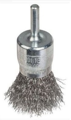 SZCZOTKA PĘDZELKOWA DRUT STALOWY TRZPIEŃ 6MM, FI10MM (1 SZT)