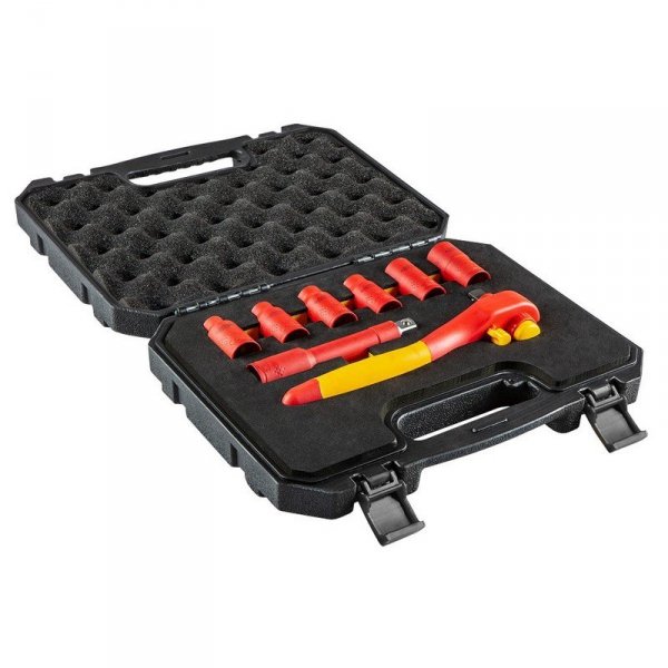 ZESTAW KLUCZY NASADOWYCH 1/2&#039;&#039;, 1000V,  8 SZTUK (1 KPL)