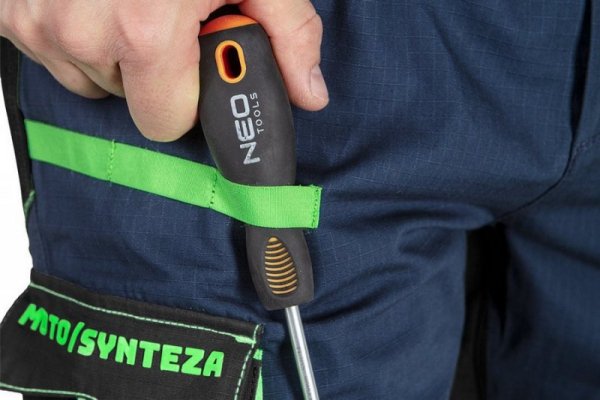 SPODNIE ROBOCZE MOTOSYNTEZA 100% BAWEŁNA RIP STOP ROZM. XXL (1 SZT)
