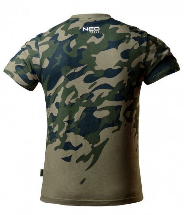 T-SHIRT ROBOCZY Z NADRUKIEM CAMO, ROZM.M (1 SZT)