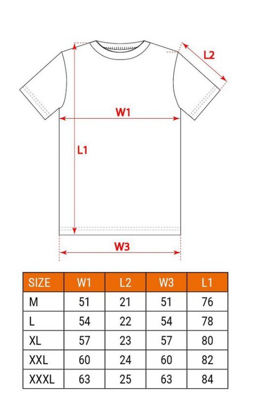 T-SHIRT Z NADRUKIEM MOTO EXPERT ROZMIAR XL (1 SZT)