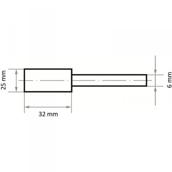 ŚCIERNICA TRZPIENIOWA EKR 36 N V4 25*32*6 (1 SZT)