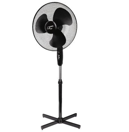 WENTYLATOR PODŁOGOWY 40CM CZARNY (1 SZT)