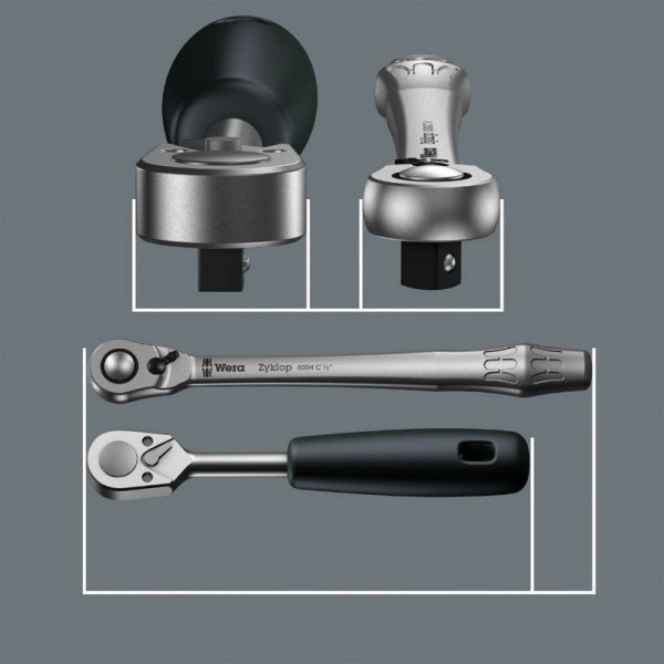 GRZECHOTKA ZYKLOP METAL 1/2 8004 C (1 SZT)